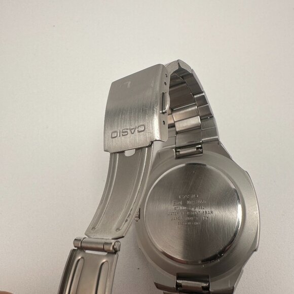 Casio Quartz Blue Dial Men’s Watch – 10-Year Battery – WR50M Stainless Steel - Picture 3 of 5